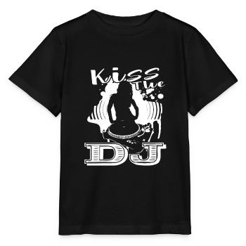 DJ Kiss Der DJ - Stanley/Stella Kinder T-Shirt MINI CREATOR  - Schwarz - Vorne - Mikhail (115cm)