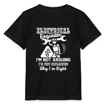 Electrical Engineer I Am An Electrical Engineer - Stanley/Stella MINI CREATOR Kids’ T-Shirt - black - Front - Mikhail (115cm)