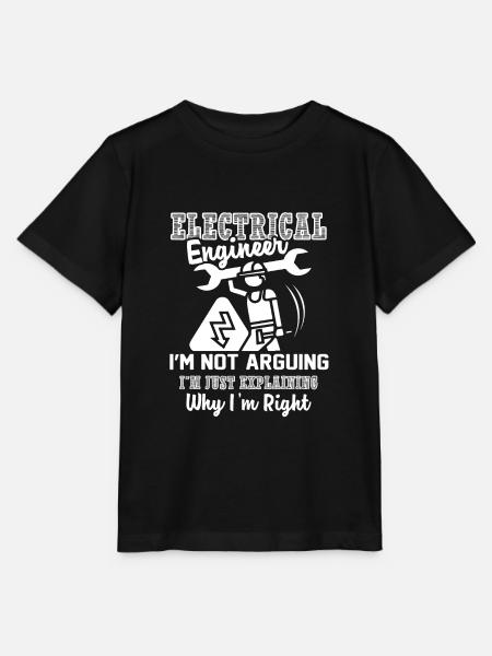 Elektroingenieur Ich bin Elektroingenieur - Stanley/Stella Kinder T-Shirt MINI CREATOR - Schwarz