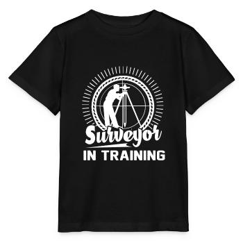 Vermessungsvermesser in der Ausbildung - Stanley/Stella Kinder T-Shirt MINI CREATOR  - Schwarz - Vorne - Mikhail (115cm)