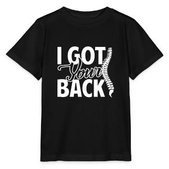 Chiropraktiker Chiropraktiker Ich habe deinen Rücken - Stanley/Stella Kinder T-Shirt MINI CREATOR  - Schwarz - Vorne - Mikhail (115cm)