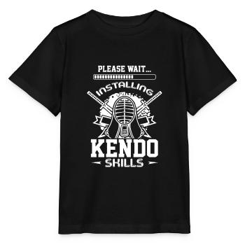 Kendo Installing Kendo Skills - Stanley/Stella MINI CREATOR Kids’ T-Shirt - black - Front - Mikhail (115cm)