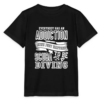 Scuba Diving Scuba Diving Addiction - Stanley/Stella MINI CREATOR Kids’ T-Shirt - black - Front - Mikhail (115cm)