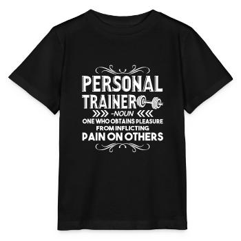 Personal Trainer Personal Trainer Definition - Stanley/Stella MINI CREATOR Kids’ T-Shirt - black - Front - Mikhail (115cm)