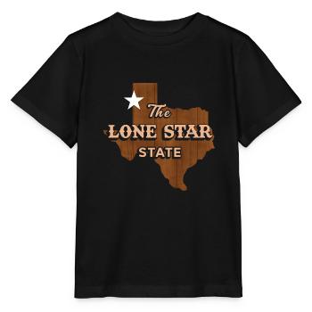 Lone Star Texas Design für stolze Texaner - Stanley/Stella Kinder T-Shirt MINI CREATOR  - Schwarz - Vorne - Mikhail (115cm)
