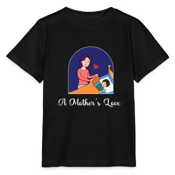 Design d’amour pour la fête des mères - T-shirt bio MINI CREATOR Stanley/Stella Enfant - noir - Devant - Mikhail (115cm)