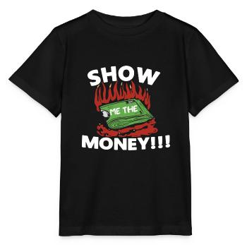 Show Money Design für gut verdienende Berufstätige - Stanley/Stella Kinder T-Shirt MINI CREATOR  - Schwarz - Vorne - Mikhail (115cm)