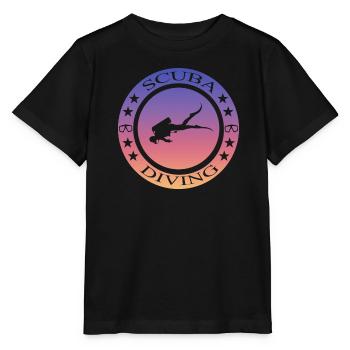 Scuba Diving - Stanley/Stella Kinder T-Shirt MINI CREATOR  - Schwarz - Vorne - Mikhail (115cm)