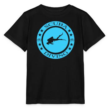 Scuba Diving - Stanley/Stella Kinder T-Shirt MINI CREATOR  - Schwarz - Vorne - Mikhail (115cm)
