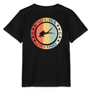Tauchen, Scuba Diving - Stanley/Stella Kinder T-Shirt MINI CREATOR  - Schwarz - Vorne - Mikhail (115cm)