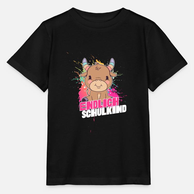 Endlich Schulkind, Einschulung - Stanley/Stella Kinder T-Shirt MINI CREATOR  - Schwarz
