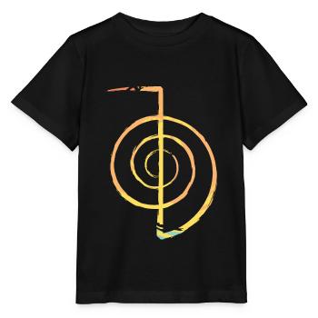 Reiki Geschenke | Reiki Meister Reikimeister Reiki - Stanley/Stella Kinder T-Shirt MINI CREATOR  - Schwarz - Vorne - Mikhail (115cm)