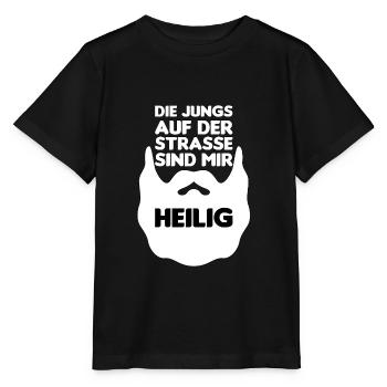 Harald Krull Die Jungs auf der Straße - Stanley/Stella Kinder T-Shirt MINI CREATOR  - Schwarz - Vorne - Mikhail (115cm)
