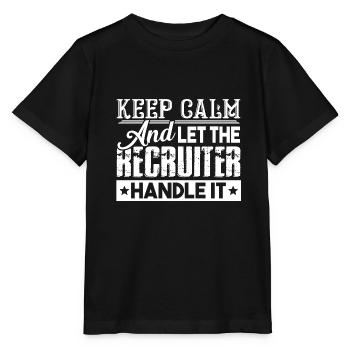 Recruiter Let The Recruiter Handle It - Stanley/Stella MINI CREATOR Kids’ T-Shirt - black - Front - Mikhail (115cm)