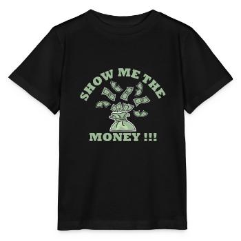 Show Money Design für gut verdienende Berufstätige - Stanley/Stella Kinder T-Shirt MINI CREATOR  - Schwarz - Vorne - Mikhail (115cm)