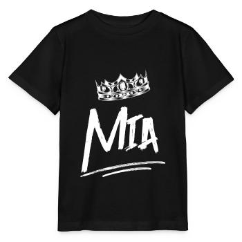 Mia - Stanley/Stella Kinder T-Shirt MINI CREATOR  - Schwarz - Vorne - Mikhail (115cm)