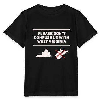 Anti West Virginia Design für stolze Virginier - Stanley/Stella Kinder T-Shirt MINI CREATOR  - Schwarz - Vorne - Mikhail (115cm)