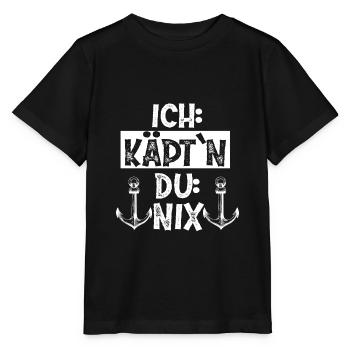 Kapitän - Stanley/Stella Kinder T-Shirt MINI CREATOR  - Schwarz - Vorne - Mikhail (115cm)