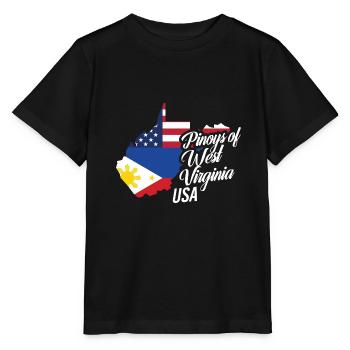 Filipinos aus West Virginia Design für Fil-Ams - Stanley/Stella Kinder T-Shirt MINI CREATOR  - Schwarz - Vorne - Mikhail (115cm)