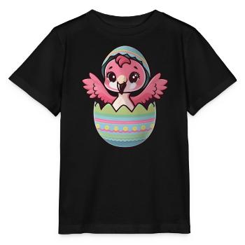 Ostervogel Schlüpfen Fröhliche Ostergrüße - Stanley/Stella Kinder T-Shirt MINI CREATOR  - Schwarz - Vorne - Mikhail (115cm)