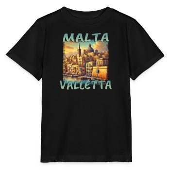 Malte La Valette Vacances Mer Méditerranée - T-shirt bio MINI CREATOR Stanley/Stella Enfant - noir - Devant - Mikhail (115cm)