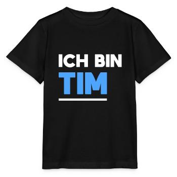 Tim Name Spruch für stolze Tims - Stanley/Stella Kinder T-Shirt MINI CREATOR  - Schwarz - Vorne - Mikhail (115cm)