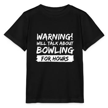 idée cadeau de frappe de bowling disant - T-shirt bio MINI CREATOR Stanley/Stella Enfant - noir - Devant - Mikhail (115cm)