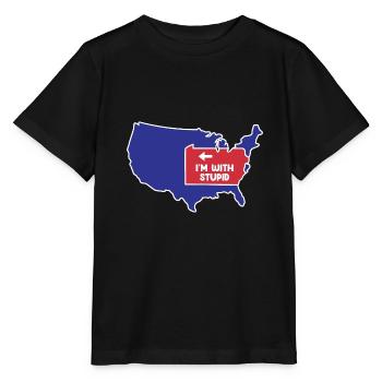 Pennsylvania Design für patriotische Pennsylvanier - Stanley/Stella Kinder T-Shirt MINI CREATOR  - Schwarz - Vorne - Mikhail (115cm)
