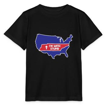 Tennessee Design für patriotische Tennesseaner - Stanley/Stella Kinder T-Shirt MINI CREATOR  - Schwarz - Vorne - Mikhail (115cm)