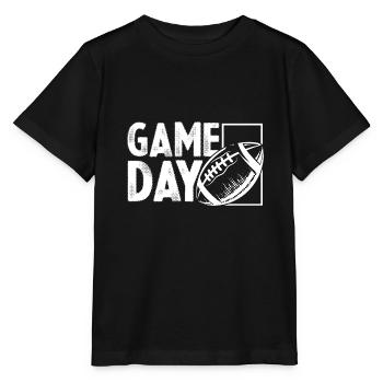 Football Football Game Day - Stanley/Stella MINI CREATOR Kids’ T-Shirt - black - Front - Mikhail (115cm)