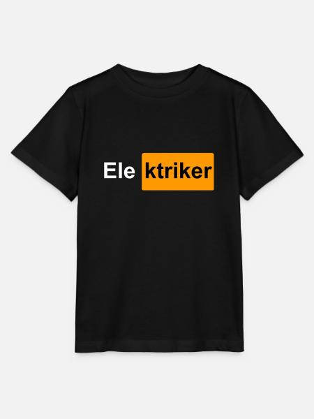 Elektriker - Stanley/Stella Kinder T-Shirt MINI CREATOR - Schwarz