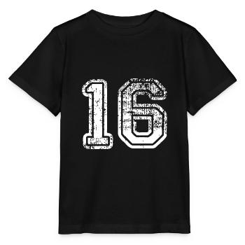 16 - T-shirt bio MINI CREATOR Stanley/Stella Enfant - noir - Devant - Mikhail (115cm)