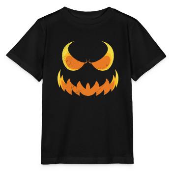Grusel Maske Halloween - Stanley/Stella Kinder T-Shirt MINI CREATOR  - Schwarz - Vorne - Mikhail (115cm)