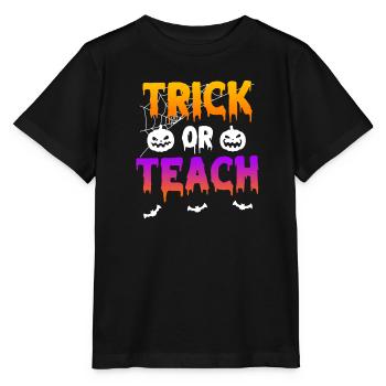 Sweet or Sour Halloween - Stanley/Stella MINI CREATOR Kids’ T-Shirt - black - Front - Mikhail (115cm)