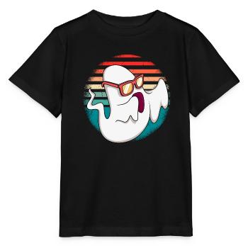 Geisterstunde Halloween Geist - Stanley/Stella Kinder T-Shirt MINI CREATOR  - Schwarz - Vorne - Mikhail (115cm)