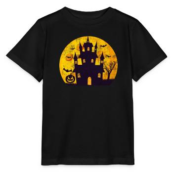 Grusel Schloss Halloween - Stanley/Stella Kinder T-Shirt MINI CREATOR  - Schwarz - Vorne - Mikhail (115cm)