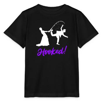 Hooked - Wedding Games for Bride and Groom - Stanley/Stella MINI CREATOR Kids’ T-Shirt - black - Front - Mikhail (115cm)