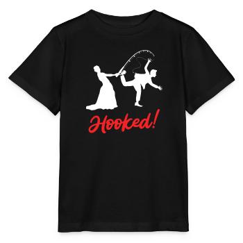 Hooked - Wedding Games for Bride and Groom - Stanley/Stella MINI CREATOR Kids’ T-Shirt - black - Front - Mikhail (115cm)