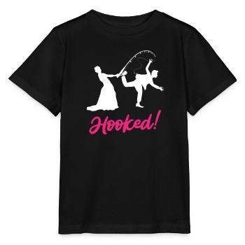 Hooked - Games for Bride and Groom Wedding - Stanley/Stella MINI CREATOR Kids’ T-Shirt - black - Front - Mikhail (115cm)