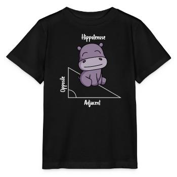 Hippotenuse sjov matematik - Stanley/Stella T-shirt MINI CREATOR til børn - sort - Foran - Mikhail (115cm)