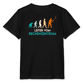 Leiter vom Rechenzentrum Garten - Stanley/Stella Kinder T-Shirt MINI CREATOR  - Schwarz - Vorne - Mikhail (115cm)