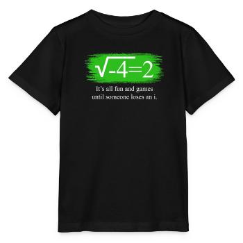 Funny Math Saying Complex Numbers - Stanley/Stella MINI CREATOR Kids’ T-Shirt - black - Front - Mikhail (115cm)