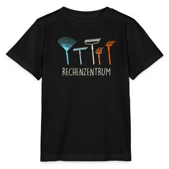 Landschaftsbauer Garten Schrebergarten - Stanley/Stella Kinder T-Shirt MINI CREATOR  - Schwarz - Vorne - Mikhail (115cm)