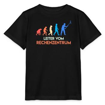 Leiter vom Rechenzentrum Garten - Stanley/Stella Kinder T-Shirt MINI CREATOR  - Schwarz - Vorne - Mikhail (115cm)