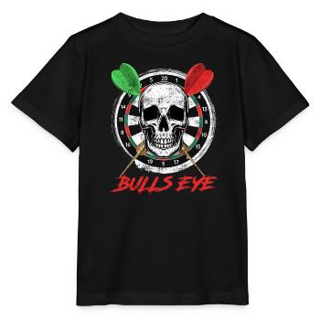 Bullseye Darts Bone Face Dartboard Dart - T-shirt bio MINI CREATOR Stanley/Stella Enfant - noir - Devant - Mikhail (115cm)