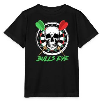 Bullseye Darts Bone Face Dartboard Dart - T-shirt bio MINI CREATOR Stanley/Stella Enfant - noir - Devant - Mikhail (115cm)