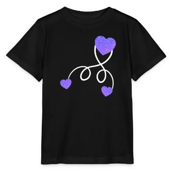 Pregnant Baby Love pregnant with twins - Stanley/Stella MINI CREATOR Kids’ T-Shirt - black - Front - Mikhail (115cm)