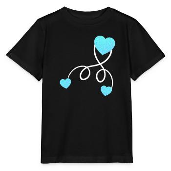 Pregnant Baby Love pregnant with twins - Stanley/Stella MINI CREATOR Kids’ T-Shirt - black - Front - Mikhail (115cm)