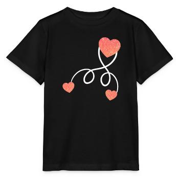 Pregnant Baby Love pregnant with twins - Stanley/Stella MINI CREATOR Kids’ T-Shirt - black - Front - Mikhail (115cm)