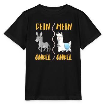 Dein Onkel mein Onkel - Stanley/Stella Kinder T-Shirt MINI CREATOR  - Schwarz - Vorne - Mikhail (115cm)